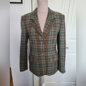 Vintage Plaid Women's Jacket sz M